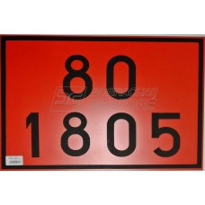 Placa Número ONU 80 1805